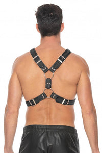 Thumbnail for Ouch by Shots Toys - Scottish Chest Harness - Black - Stag Shop