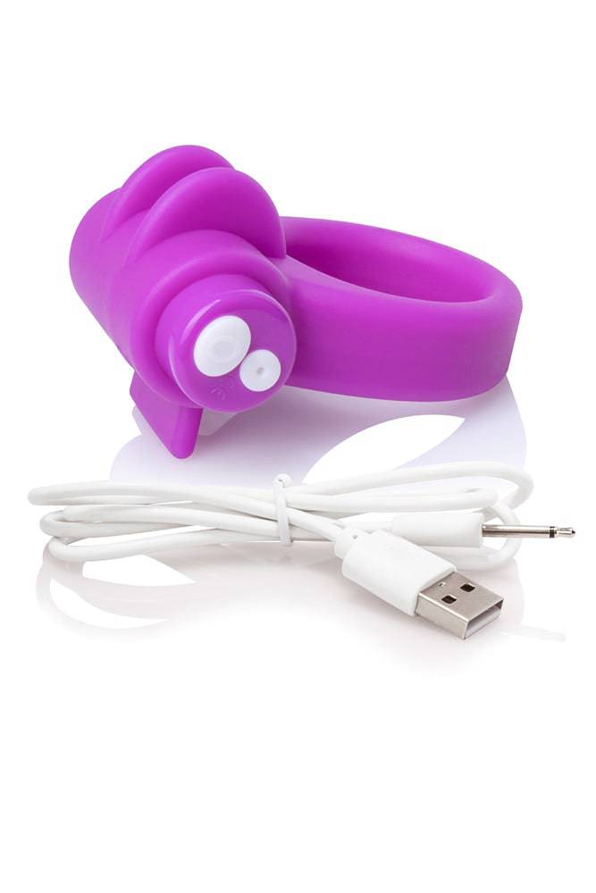 Screaming O - Charged - Combo Kit - Cock Ring & Bullet Kit - Purple - Stag Shop