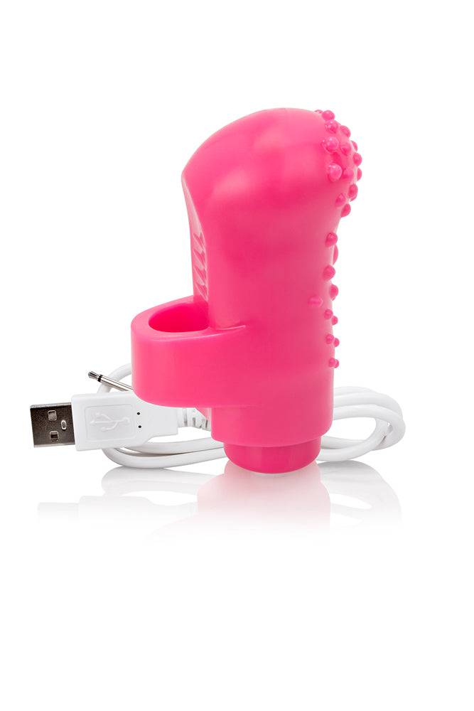 Screaming O - Charged - Fing O Rechargeable Finger Vibrator - Pink - Stag Shop
