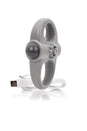 Screaming O - Charged - Yoga Rechargeable Vibrating Cock Ring - Grey - Stag Shop