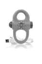 Screaming O - Charged - Yoga Rechargeable Vibrating Cock Ring - Grey - Stag Shop