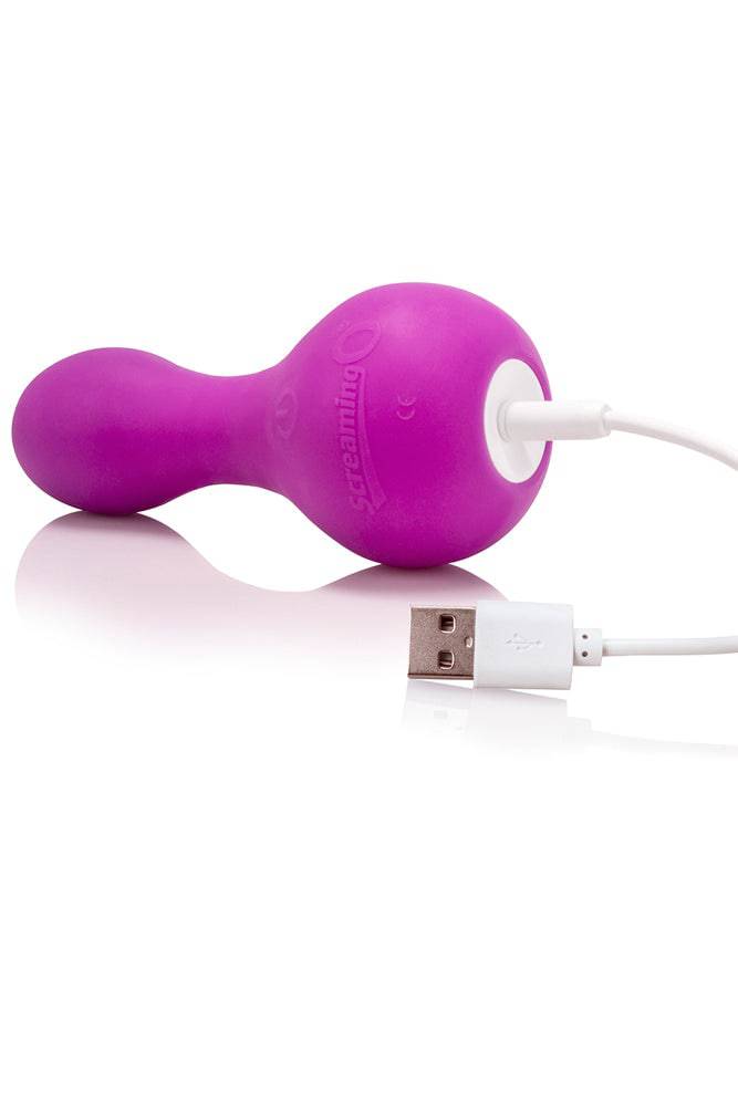 Screaming O - Charged - Moove Discreet Rechargeable Vibrator - Purple - Stag Shop