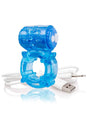 Screaming O - Charged - Big O Rechargeable Vibrating Cock Ring - Blue - Stag Shop