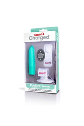 Screaming O - Charged - Positive Remote Control Bullet Vibrator - Mint Green - Stag Shop