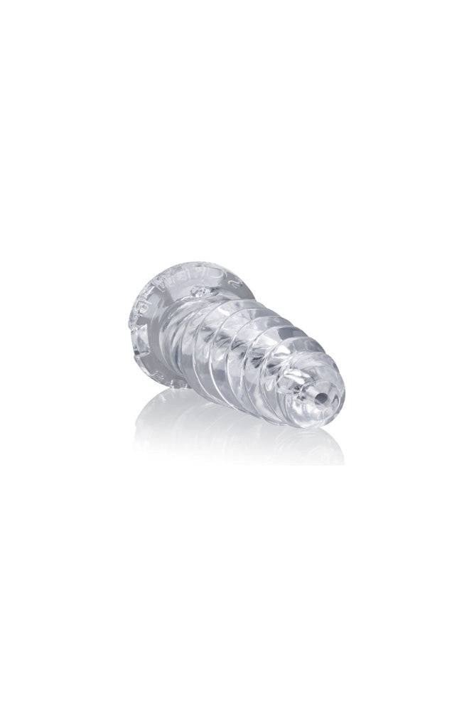 Oxballs - Screw'd Jerk-Off Toy - Clear - Stag Shop