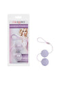 Cal Exotics - First Time - Duo Love Kegel Balls - Purple - Stag Shop