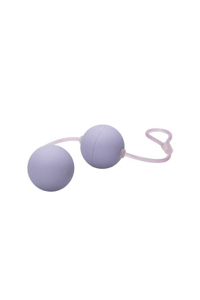 Cal Exotics - First Time - Duo Love Kegel Balls - Purple - Stag Shop
