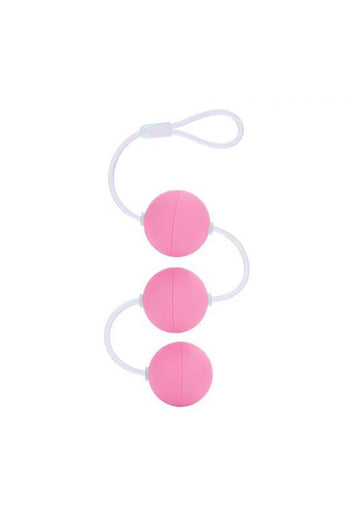 Cal Exotics - First Time - Triple Love Kegel Balls - Pink - Stag Shop