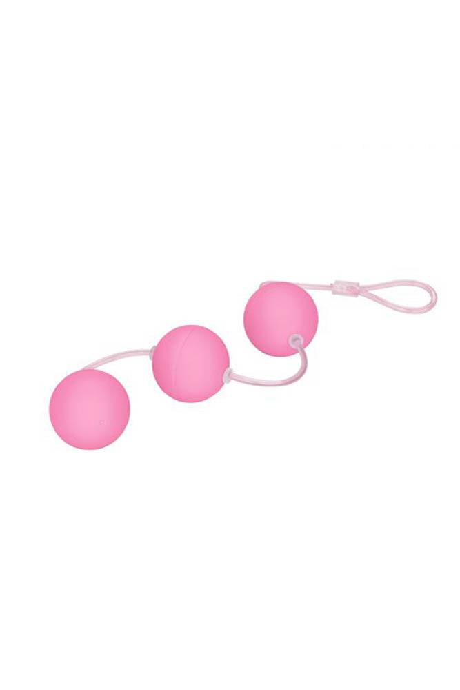 Cal Exotics - First Time - Triple Love Kegel Balls - Pink - Stag Shop