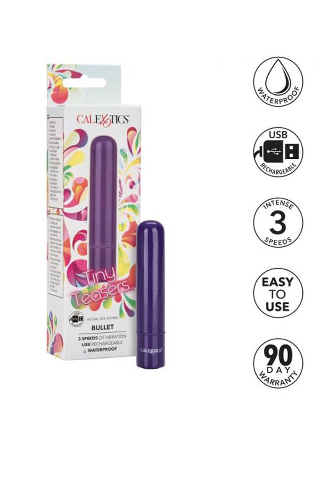 Cal Exotics - Tiny Teasers - Bullet Vibrator - Purple - Stag Shop