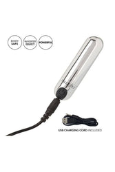 Cal Exotics - Rechargeable Hideaway Bullet - Silver - Stag Shop