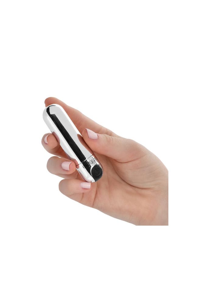 Cal Exotics - Rechargeable Hideaway Bullet - Silver - Stag Shop