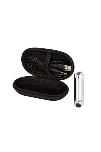 Cal Exotics - Rechargeable Hideaway Bullet - Silver - Stag Shop
