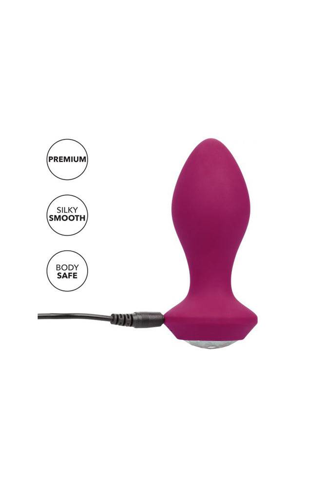 Cal Exotics - Power Gem - Vibrating Crystal Probe - Burgundy - Stag Shop