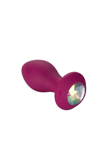 Cal Exotics - Power Gem - Vibrating Crystal Probe - Burgundy - Stag Shop