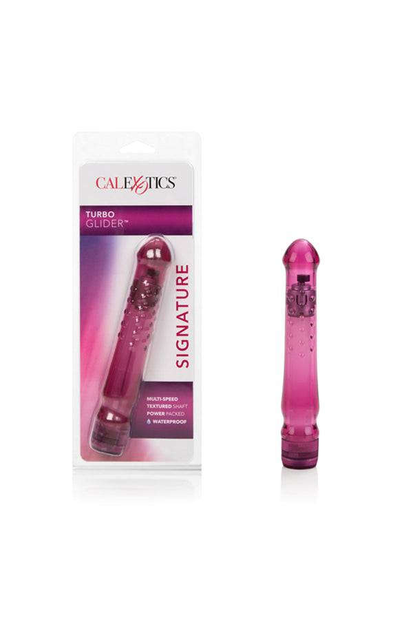 Cal Exotics - Turbo Glider Classic Vibrator - Raspberry Crush - Stag Shop