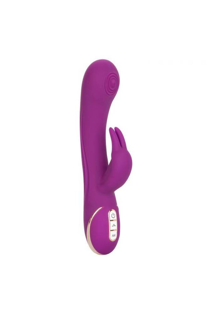 Cal Exotics - Jack Rabbit Signature - Silicone Thumping Rabbit Vibrator - Purple - Stag Shop