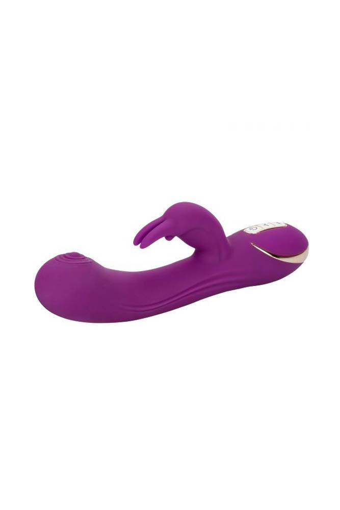Cal Exotics - Jack Rabbit Signature - Silicone Thumping Rabbit Vibrator - Purple - Stag Shop