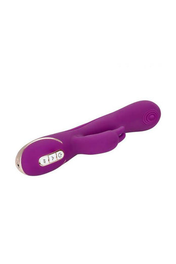 Cal Exotics - Jack Rabbit Signature - Silicone Thumping Rabbit Vibrator - Purple - Stag Shop
