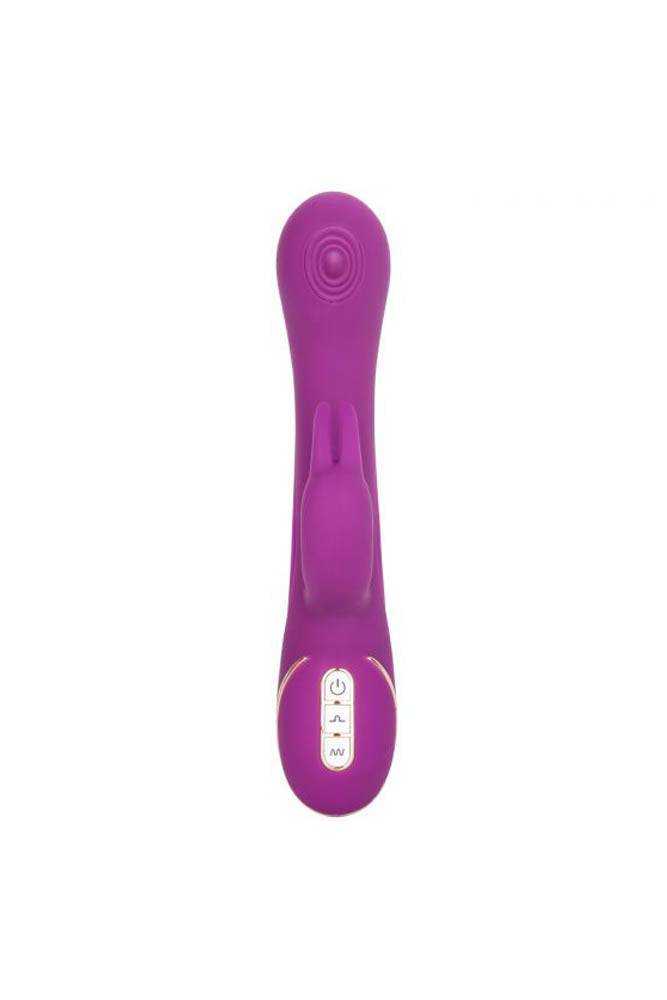 Cal Exotics - Jack Rabbit Signature - Silicone Thumping Rabbit Vibrator - Purple - Stag Shop