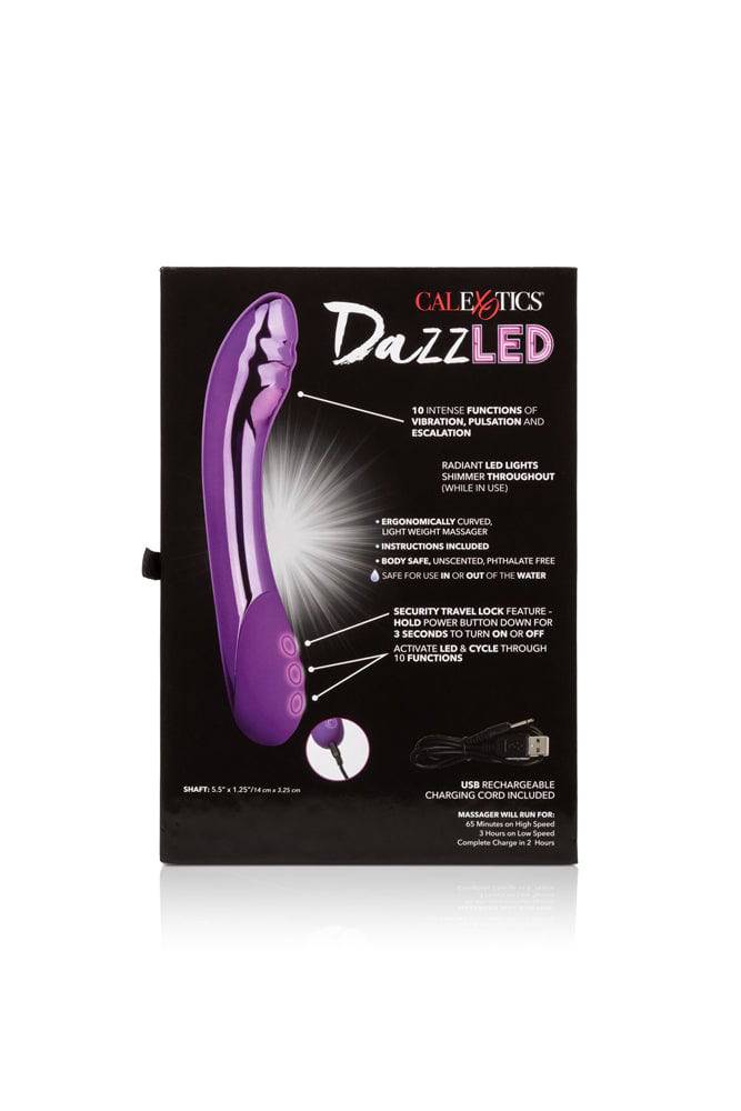 Cal Exotics - Dazz-LED - Vibrance LED G-Spot Vibrator - Purple - Stag Shop