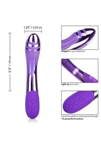 Thumbnail for Cal Exotics - Dazz-LED - Vibrance LED G-Spot Vibrator - Purple - Stag Shop