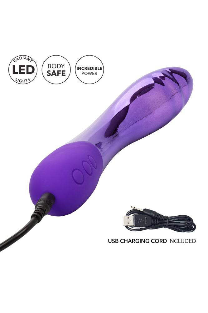 Cal Exotics - Dazz-LED - Vibrance LED G-Spot Vibrator - Purple - Stag Shop