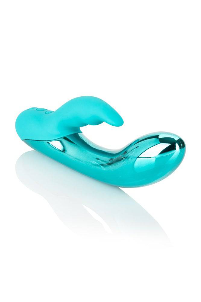 Cal Exotics - Dazz-LED - Brilliance LED Dual Vibrator - Teal - Stag Shop