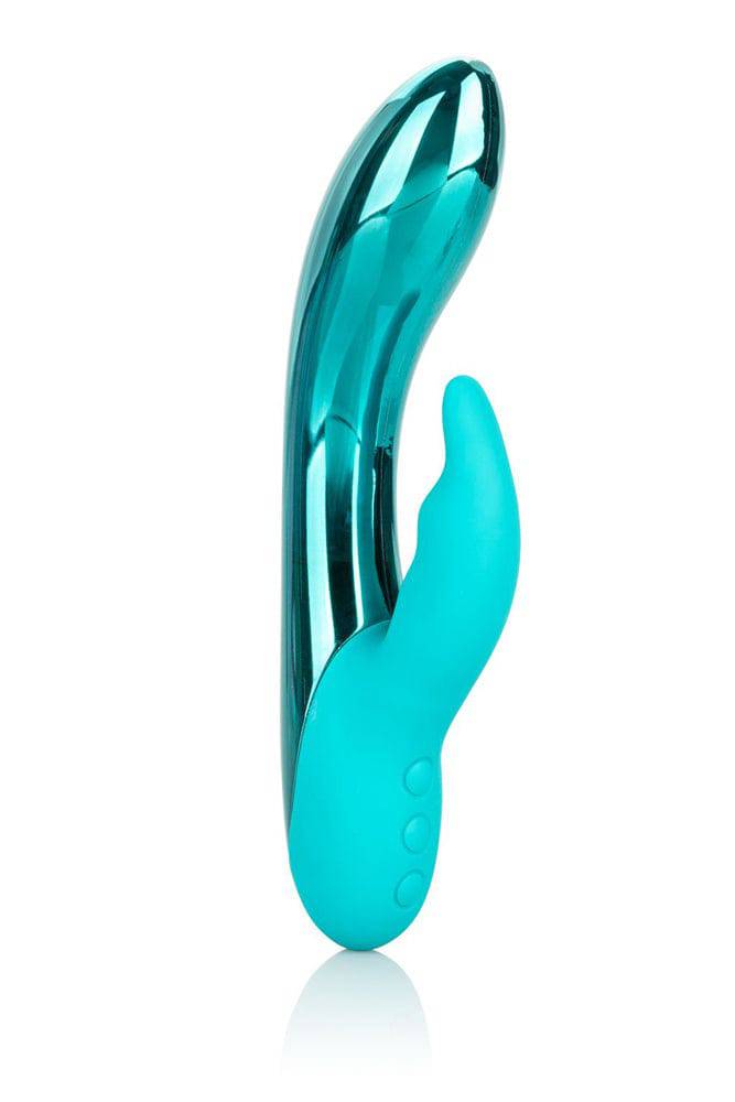 Cal Exotics - Dazz-LED - Brilliance LED Dual Vibrator - Teal - Stag Shop
