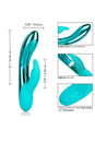 Cal Exotics - Dazz-LED - Brilliance LED Dual Vibrator - Teal - Stag Shop