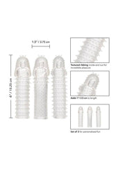 Cal Exotics - 3-Piece Extension Kit - Clear - Stag Shop