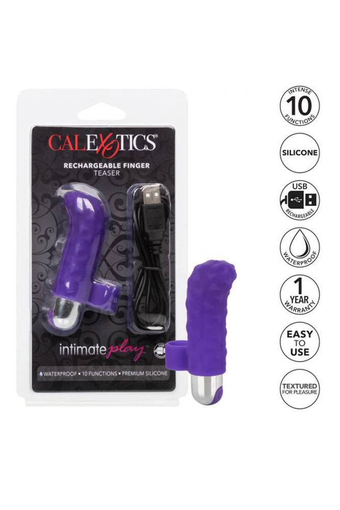 Cal Exotics - Rechargeable Finger Teaser - Purple - Stag Shop