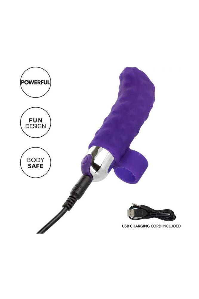 Cal Exotics - Rechargeable Finger Teaser - Purple - Stag Shop