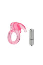 Cal Exotics - Couples Enhancer - Triple Clit Flicker Cock Ring - Pink - Stag Shop