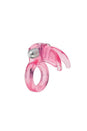 Cal Exotics - Couples Enhancer - Triple Clit Flicker Cock Ring - Pink - Stag Shop