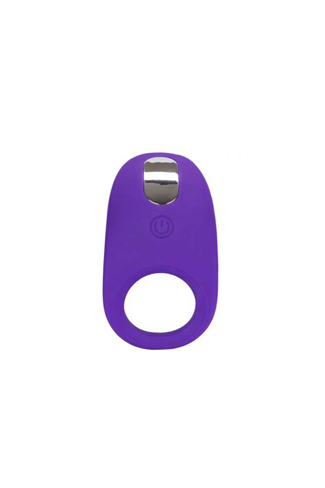 Cal Exotics - Couples Enhancer - Rechargeable Couples Passion Cock Ring - Purple - Stag Shop
