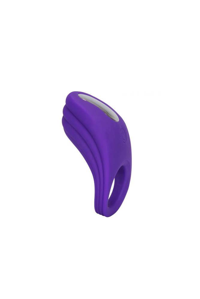 Cal Exotics - Couples Enhancer - Rechargeable Couples Passion Cock Ring - Purple - Stag Shop