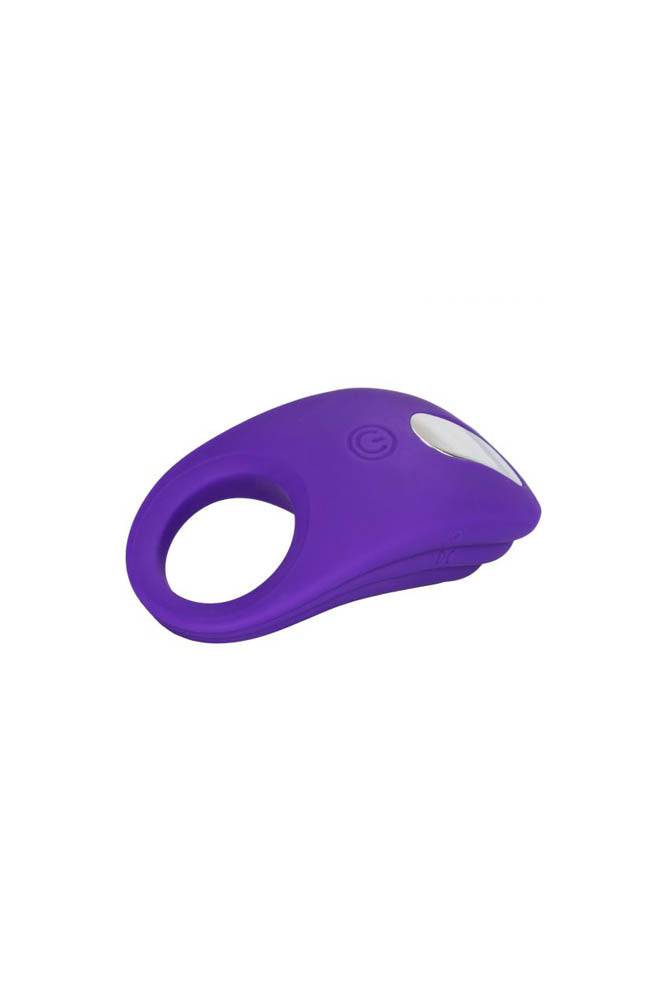 Cal Exotics - Couples Enhancer - Rechargeable Couples Passion Cock Ring - Purple - Stag Shop