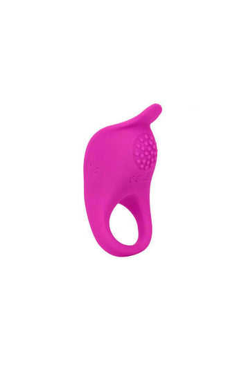 Cal Exotics - Couples Enhancer - Silicone Rechargeable Teasing Cock Ring - Pink - Stag Shop
