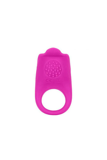 Cal Exotics - Couples Enhancer - Silicone Rechargeable Teasing Cock Ring - Pink - Stag Shop