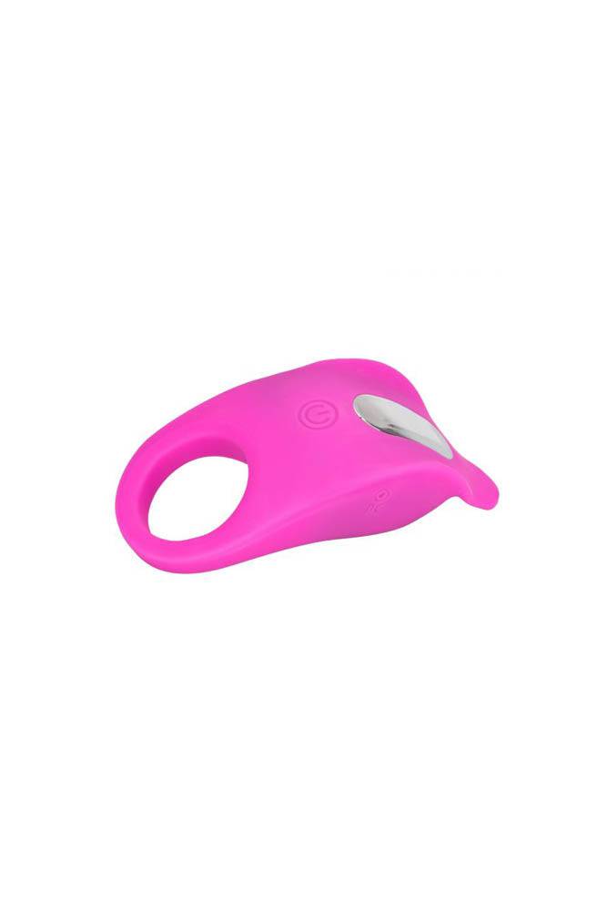 Cal Exotics - Couples Enhancer - Silicone Rechargeable Teasing Cock Ring - Pink - Stag Shop
