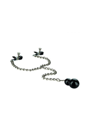Cal Exotics - Nipple Play - Weighted Dual Tier Nipple Clamps - Stag Shop