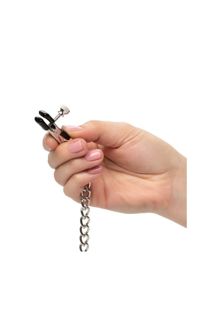 Cal Exotics - Nipple Play - Weighted Dual Tier Nipple Clamps - Stag Shop