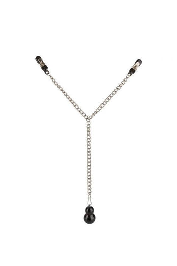 Cal Exotics - Nipple Play - Weighted Dual Tier Nipple Clamps - Stag Shop