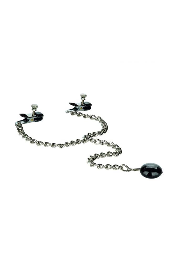 Cal Exotics - Nipple Play - Weighted Disc Nipple Clamps - Stag Shop
