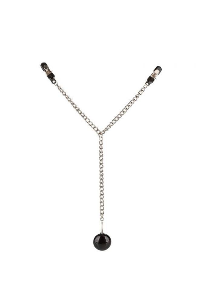 Cal Exotics - Nipple Play - Weighted Disc Nipple Clamps - Stag Shop