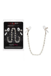 Cal Exotics - Nipple Play - Crystal Chain Nipple Clamps - Stag Shop