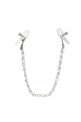Cal Exotics - Nipple Play - Crystal Chain Nipple Clamps - Stag Shop