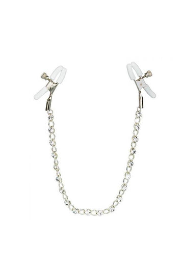 Cal Exotics - Nipple Play - Crystal Chain Nipple Clamps - Stag Shop