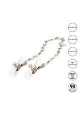 Cal Exotics - Nipple Play - Crystal Chain Nipple Clamps - Stag Shop